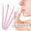 150Stk Einweg Lipgloss Applikatoren Lippenstift Stifte Set Pink 6