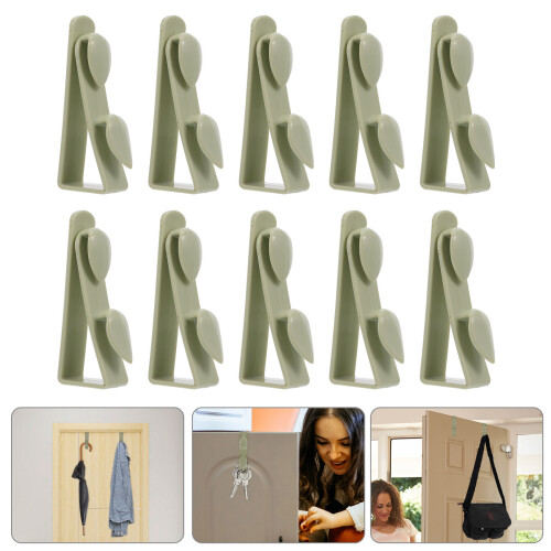 10St Plastic Deurhaken , Ruimtebesparend En Stevig 2