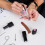 1Pc Brown Silicone Practice Hand for Acrylic Nails Nail Art Training 11