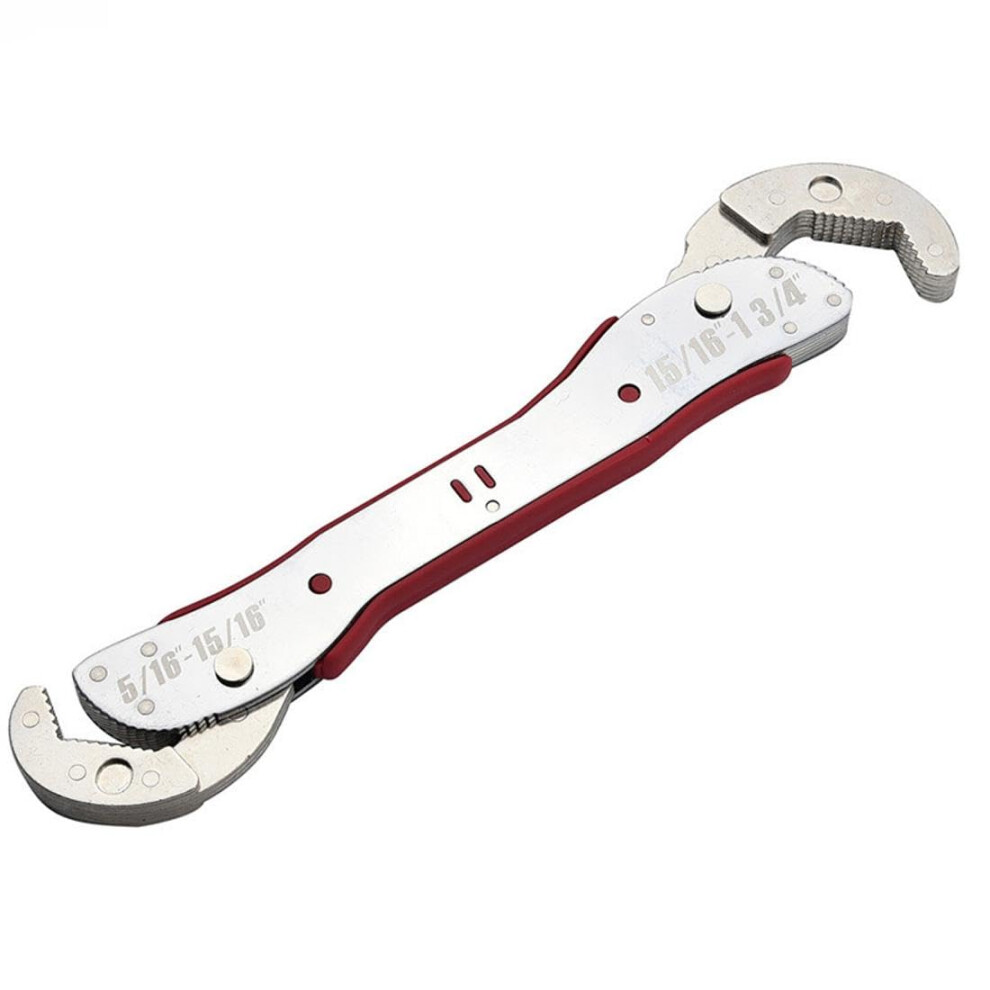 Adjustable Wrench 9-45Mm Universal Quick Snap Grip Carbon Steel & Plumbers Home Repairs Compatible 9016109461353