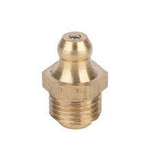 M4 M5 M6 M8 M10 M12 M14 M16 Brass Male Thread Straight Elbow 90 Degree Hydraulic Zerk Grease Nipple Fitting M8*1 5 Pcs