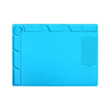 Blue Digital Equipment Maintenance Mat Non-Slip Magnetic Silicone