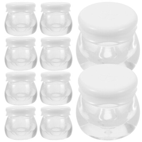 10 Pezzi Contenitori Cosmetici Riutilizzabili Per Crema