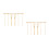 12 Pezzi Mini In Bamboo Per Sandbox Zen 5