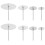 8 Pezzi In Acciaio Fiore Per Decorare Torte E Cupcake 10