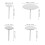 8 Pezzi In Acciaio Fiore Per Decorare Torte E Cupcake 3