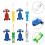 4 Set Spazzolino Manuale Con 6
