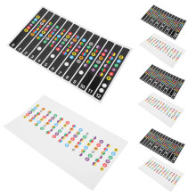 Worgeous 10 Stuks Elektrische Gitaar Scales Sticker Leerhulpmiddelen