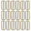 100 St. Rugzak Accessoires Lengteverstelling Sluitingen 6