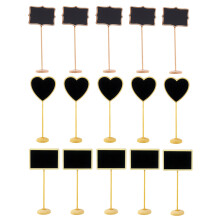 15 Teile Holz Mini Kreative Mitteilungsboard Schild Zeichentafel