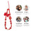 Strap Téléphone Court Rouge PVC Multiusage 5