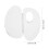 2 Sets Make-up Foundation Palet Met Spatel En Transparant Hulster 2