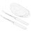 2 Sets Make-up Foundation Palet Met Spatel En Transparant Hulster 11