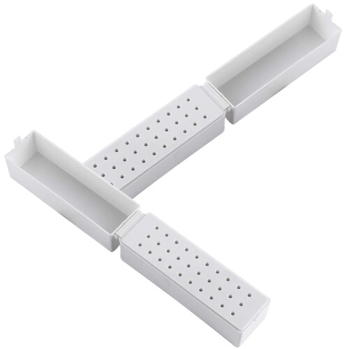 2St Compacte Nagelbit Organizer Met 30 Slots Voor Nagelstudio 2