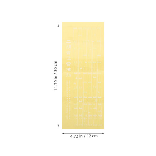 20 Pezzi Adesivi Per Erhu Mappa Note 40 Cm Per Principianti 1