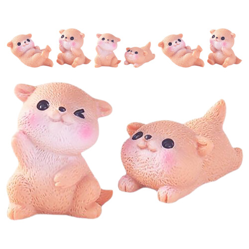 32 Miniatuur Otters Figurines Mini Moss Landschap Versiering