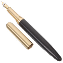Stylo Plume D'affaires Bois Métal Noir Délicat Et Pratique