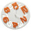 Retro Wall Clock Led Display Sticker Decor Large 3