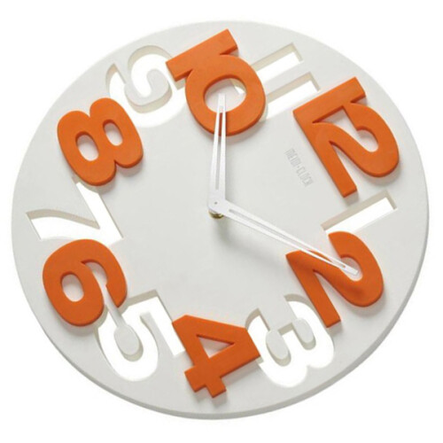 Retro Wall Clock Led Display Sticker Decor Large 2