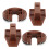 2 Sets Schubladen Führungsschiene Stopper Positionierer 1