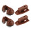 2 Sets Schubladen Führungsschiene Stopper Positionierer 3