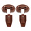 2 Sets Schubladen Führungsschiene Stopper Positionierer 10