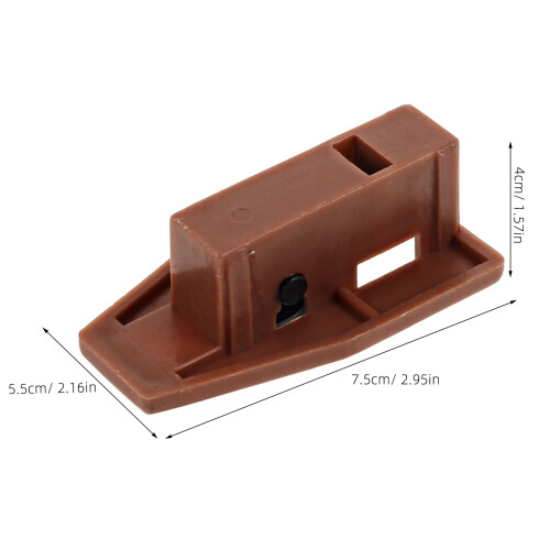 2 Sets Schubladen Führungsschiene Stopper Positionierer 1