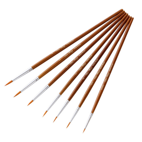 7 Pezzi Penna A Linea In Nylon Per E Pittura Unghie 2