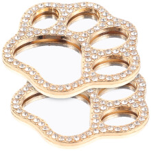 2 Unidades Patinha Strass Maquiagem