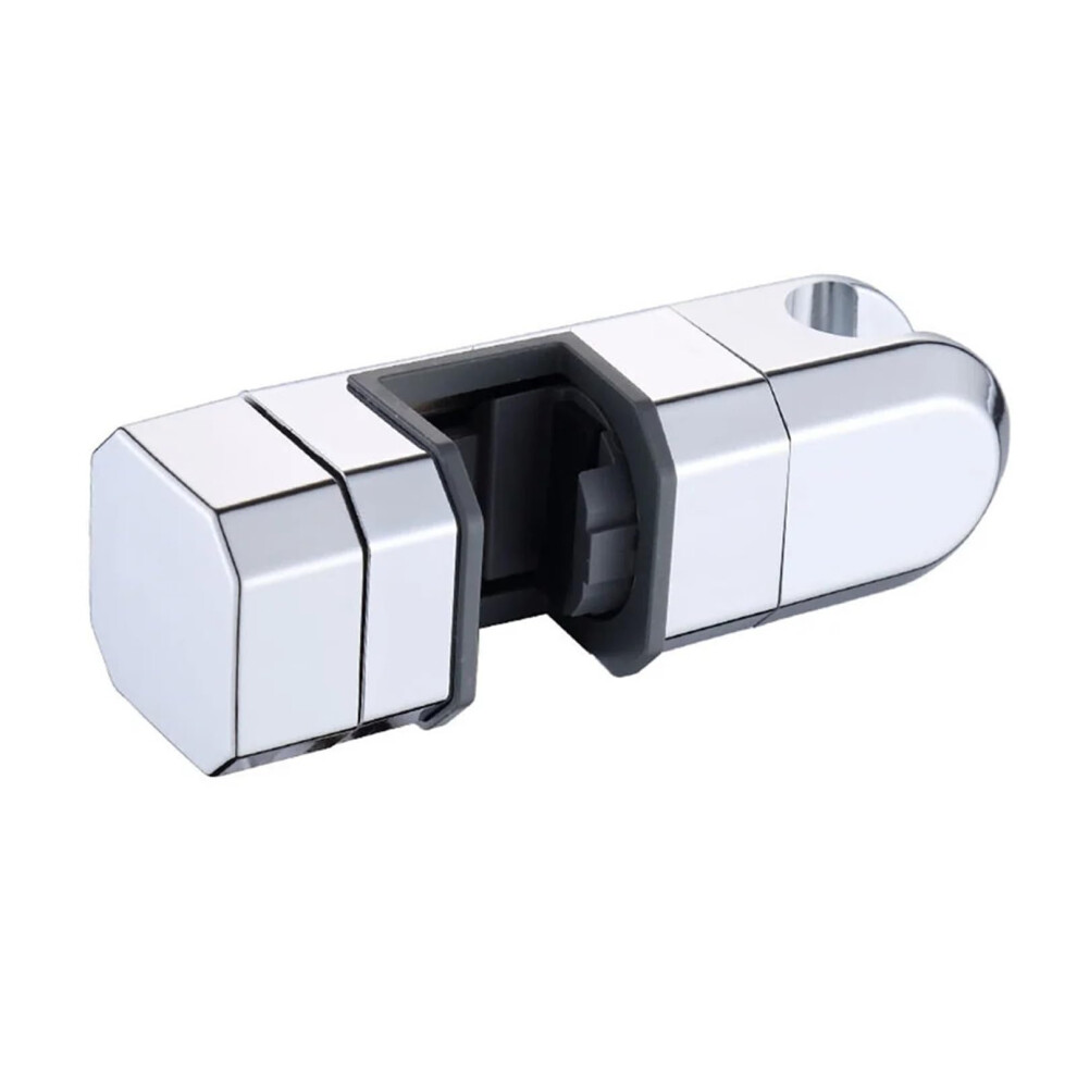 Adjustable Shower Bracket Universal 15Mm-30Mm Shower Rail Holder, Head Slider Bar Clamp, Lifting Rod Clamp Replacement, Silver 9084446434262