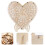 1 Set Diy Herzförmiges Hochzeitsschild Buch Alternative 4