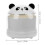 Mini Mülleimer Büro Abfalleimer Panda Tischmülleimer 2