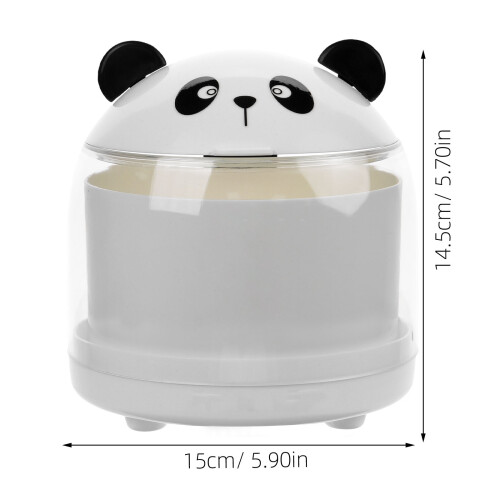 Mini Mülleimer Büro Abfalleimer Panda Tischmülleimer 1