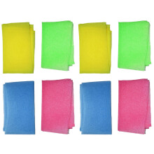 8St Nylon Baddoek Met Handvat Voor Diepe Huidexfoliatie