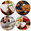 Stainless Steel Cooking , Brown Wood Handle, Multi-Use, 3pcs 7