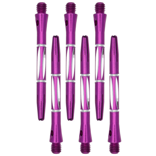6 Dart Shaft Aluminiumlegering Paars