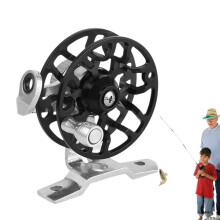 Fly Fishing Reel, Lightweight Aluminum Alloy Large-Arbor Design, Freshwater Angler Ergonomic Handle, 2.64 x 2.40 x 0.51 In