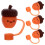 Worgeous 4 Sippy Cups Mit Strohhalmen, Deckel, Spender 6