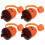 Worgeous 4 Sippy Cups Mit Strohhalmen, Deckel, Spender 5