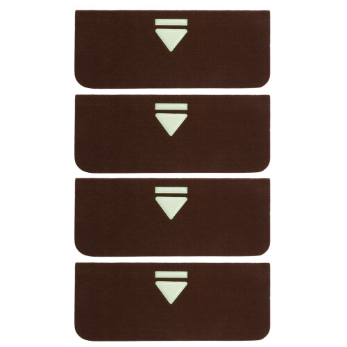 4Stk. Home Treppenmatte Pedal Set Polyester (Polyester) Reflektierend