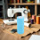 Cuttable Tüllstoff Rolle Blau Für Eventdesigner 1Set 11