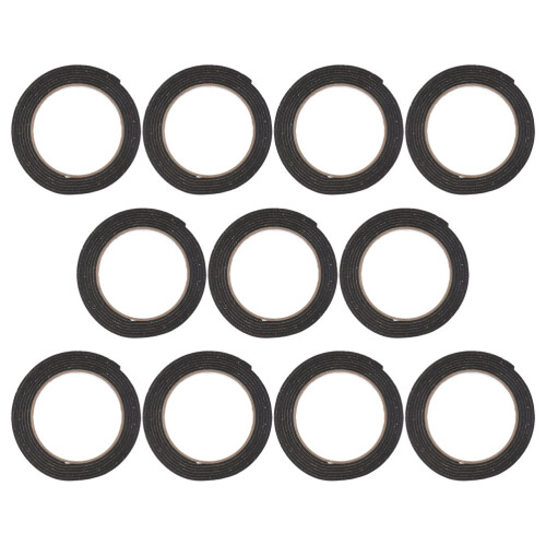 10Rolls Black Pe Caulk Strips Self Adhesive Sealing Tape for Kitchen 1