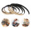 10Rolls Black Pe Caulk Strips Self Adhesive Sealing Tape for Kitchen 5