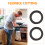 10Rolls Black Pe Caulk Strips Self Adhesive Sealing Tape for Kitchen 11