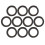 10Rolls Black Pe Caulk Strips Self Adhesive Sealing Tape for Kitchen 8