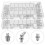 Raindrops 220 Gerade Fettkappen Sortimentssatz 2
