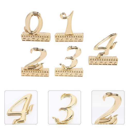 5Stück Büro Aufkleber Japan- Metall 1
