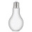 Light Bulb Cups Neuheit Glasflasche Befüllbare Gastgeschenke 2