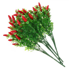 Set Aus 2 Chili Blumenstrauß Büro Partydekoration Simulation