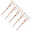 50 Pezzi Stuzzicadenti A Forma 12 Cm Per Frutta Rosso 9